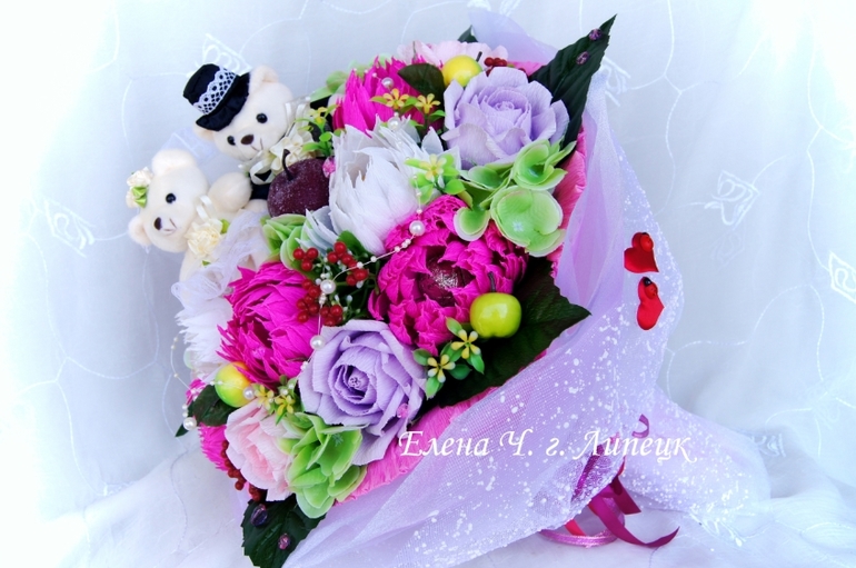 Пару букетиков от меня