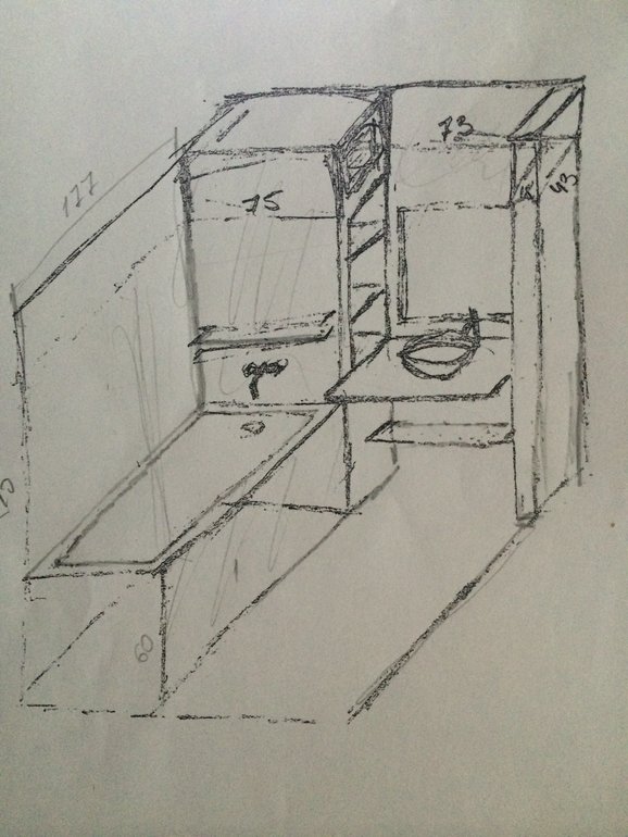 Нужен совет по дизайну ванной комнаты