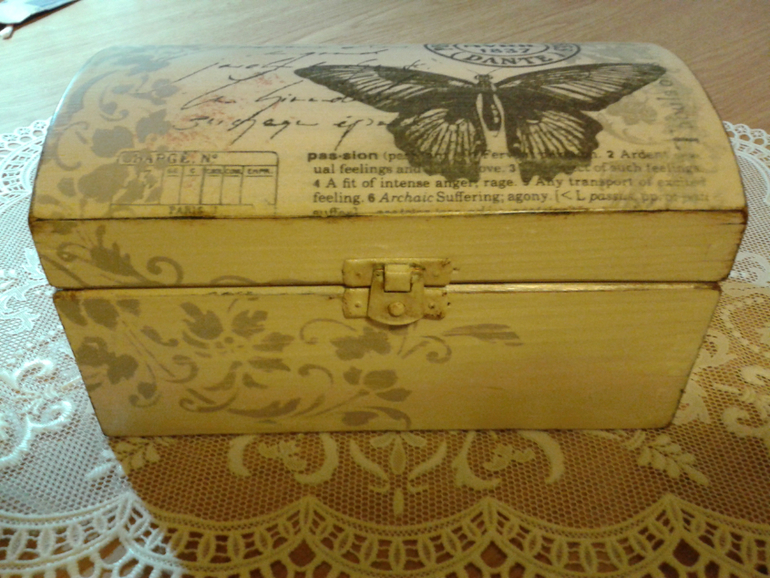 Малый чайный короб "Слоны"