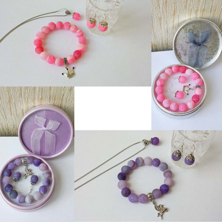 Комплекты из африканского агата