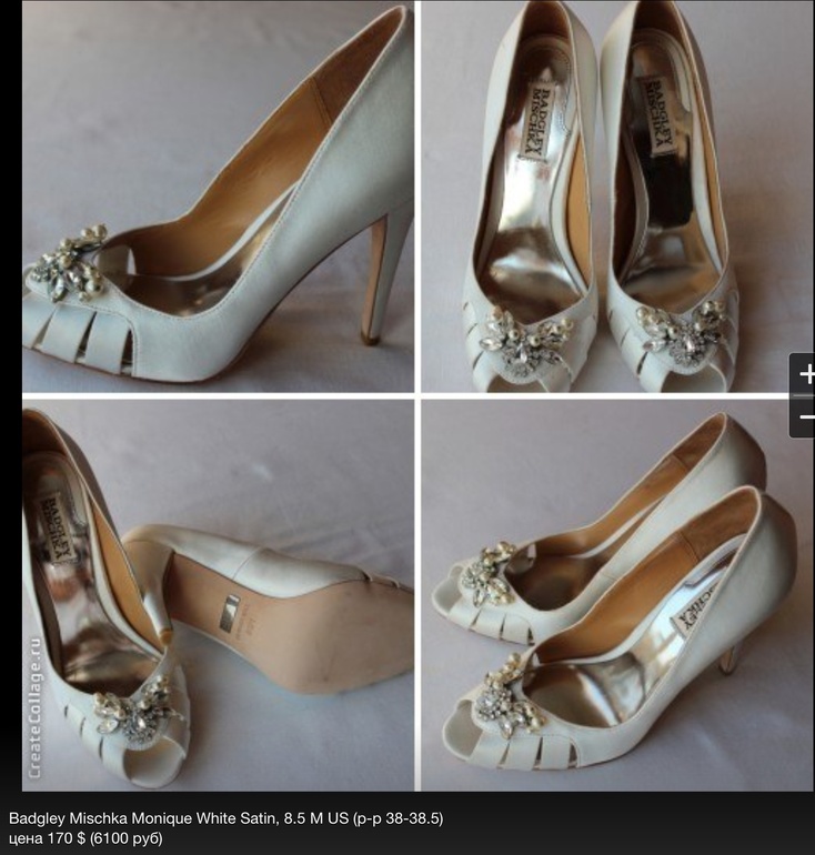Красивая свадебная обувь Badgley Mischka и другие бренды