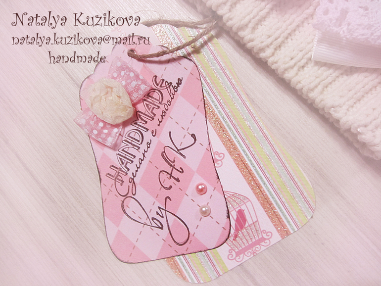 Молочная шапочка с бантиком