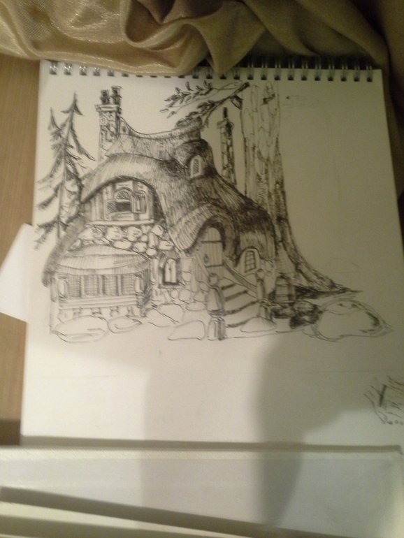 эксперименты с масляной пастелью