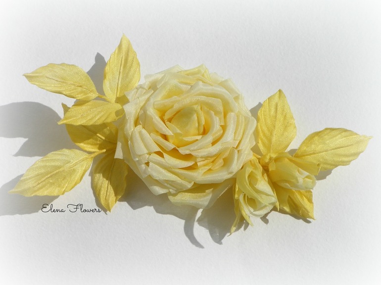 МК по скайпу.Цветоделие.Шелковые цветы.