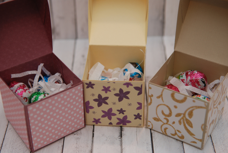 Коробочки к Пасхе, открытка