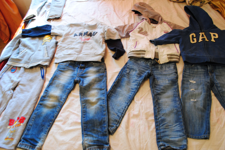 Кофты и и джинсы от 18-24 ,до роста 104