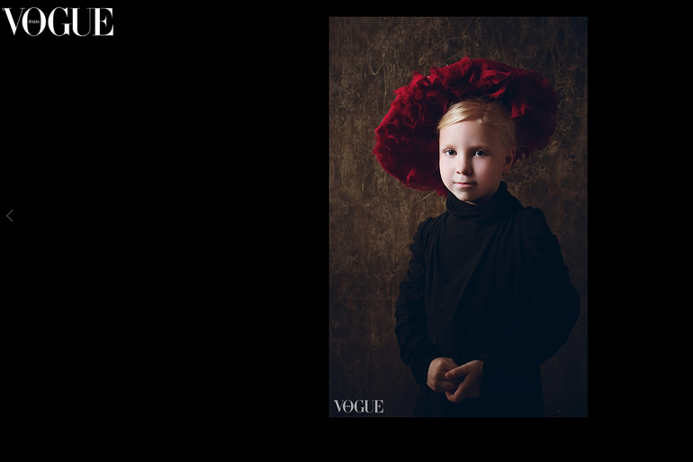 "Fashion Diva " в Италия VOGUE