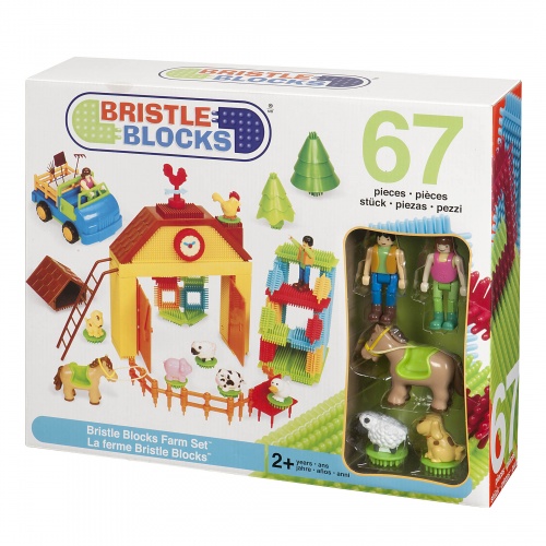 Игольчатый конструктор battat bristle bloks "На ферме".