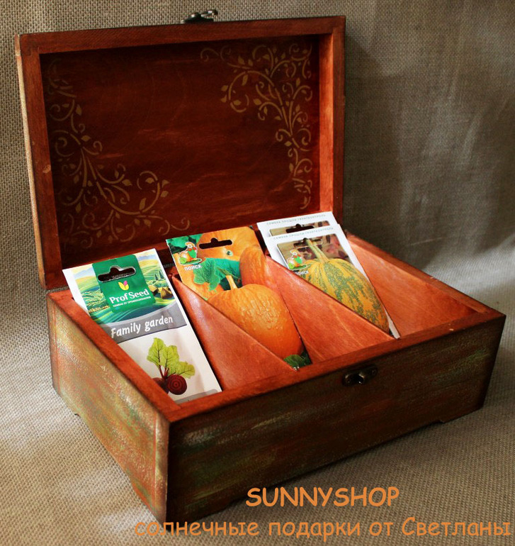 Большие шкатулки для хранения семян