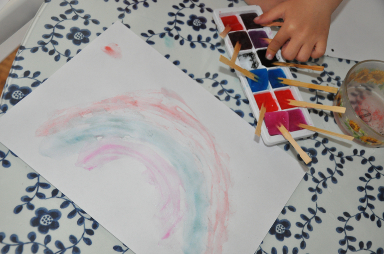 Рисование льдом