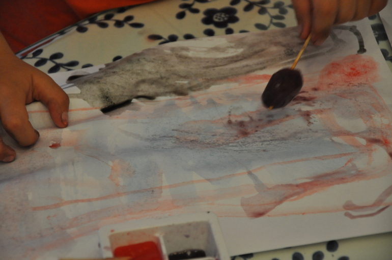 Рисование льдом