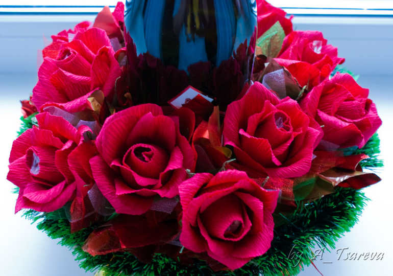 Оформление шампанского