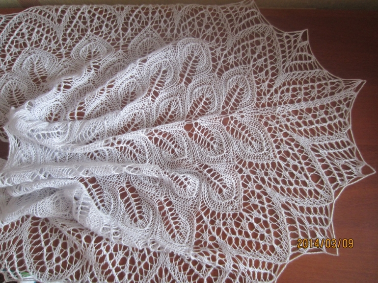 Мои первые шали...