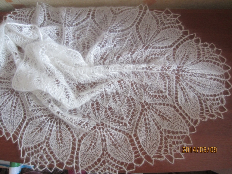 Мои первые шали...