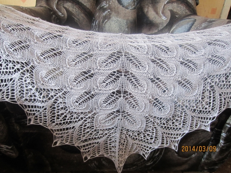 Мои первые шали...