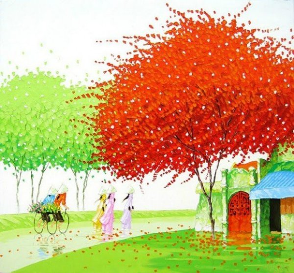 Phan Thu Trang. Эмоции на холсте.