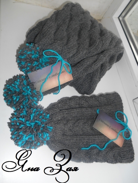 Комплект шапка+шарф!