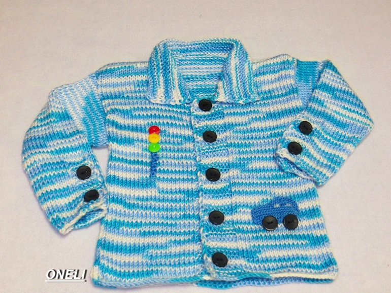 Жакет и шапка для мальчика из микрофибры