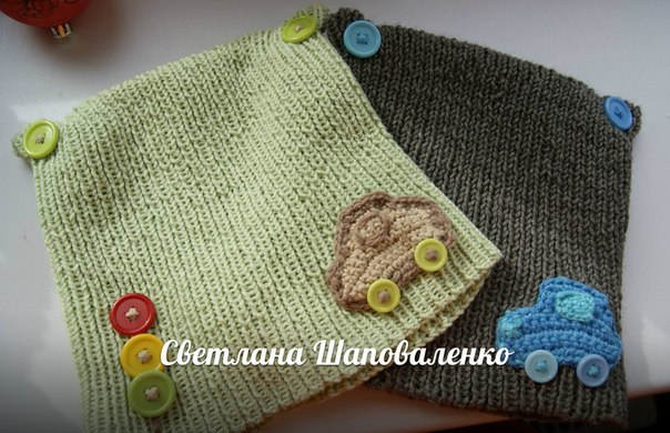 Шапки с машинками для мальчика