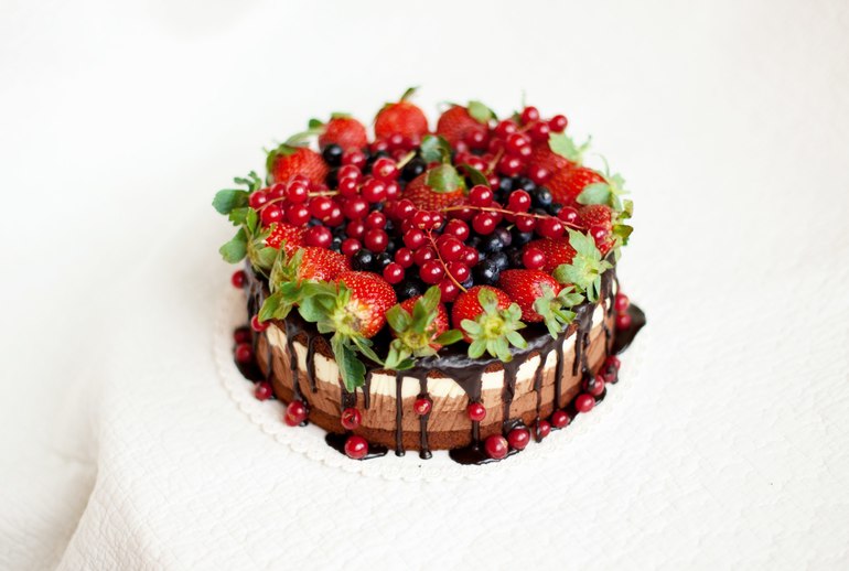 Фруктовый тортик  для внука