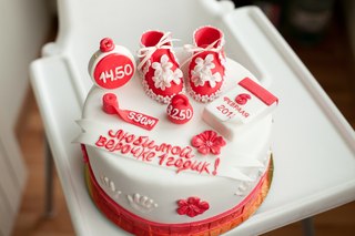 Торт на заказ на годик повторный.