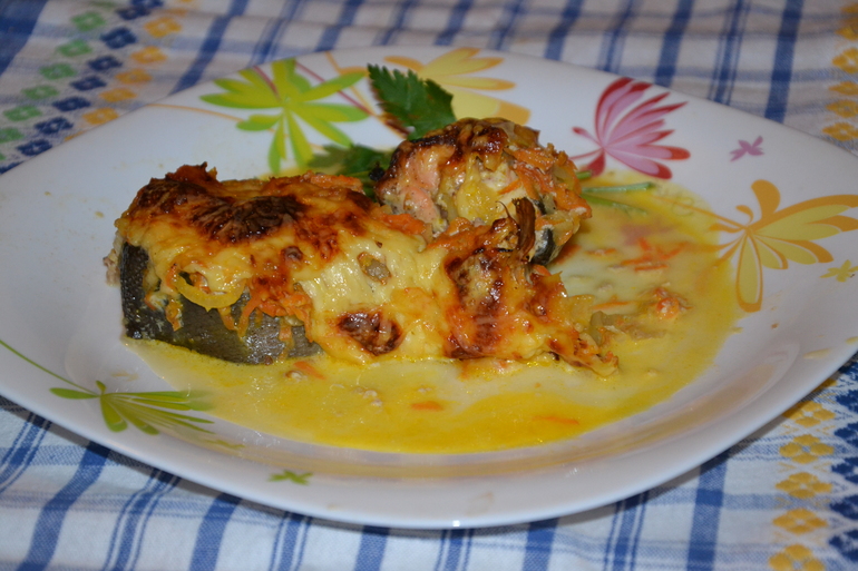 Горбуша запеченая.