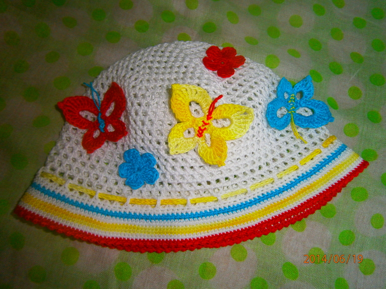 Наши летние Шапки-кепки-панамки