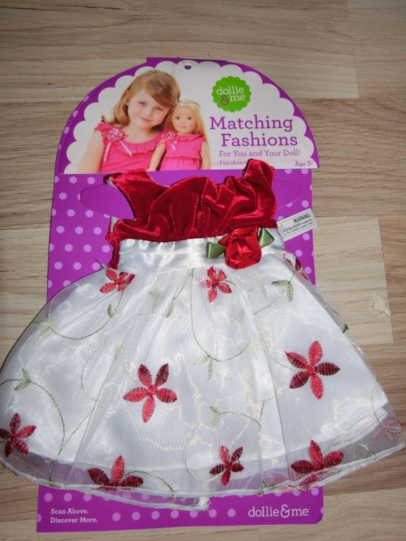 Праздничное платье+ платье для куклы