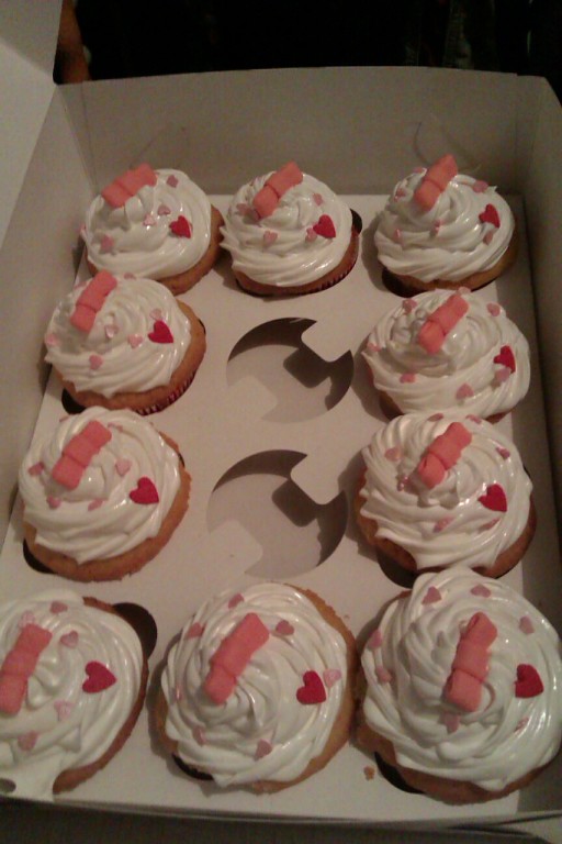 Капкейки с меренгой