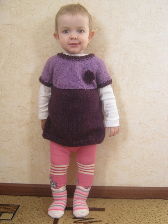 Фиолетовое платье