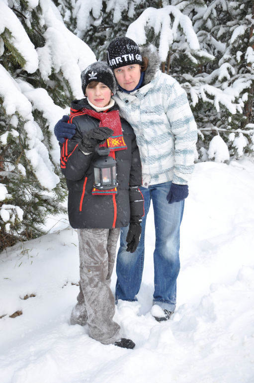 Зимняя сказка  !!! Наша прогулка!!