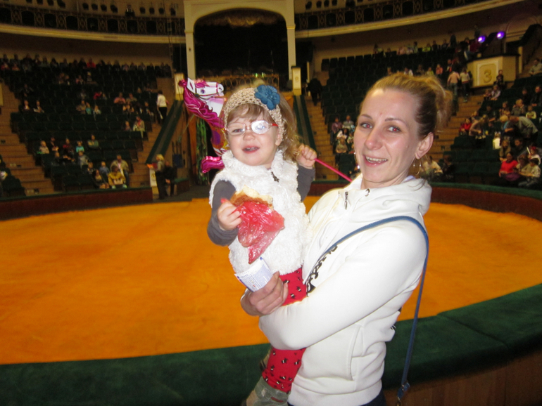 Наш первый поход в цирк!!!!
