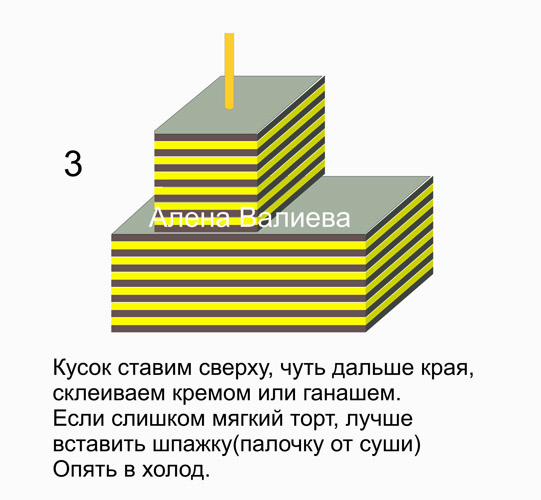 МК торт Сердце 3Д