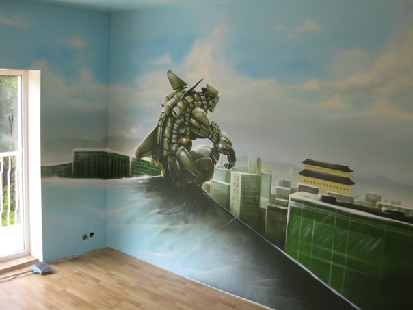 Роспись интерьеров в 3D