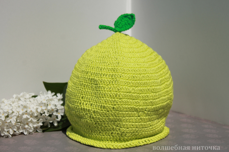 Шапочки из серии КЛУМБА и ФРУКТОВЫЙ САД