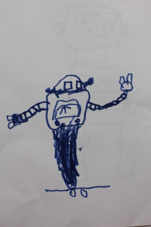 Андрей рисует