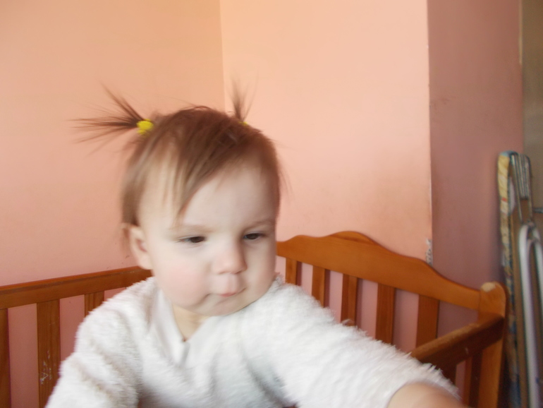 Наши первые хвостики)))