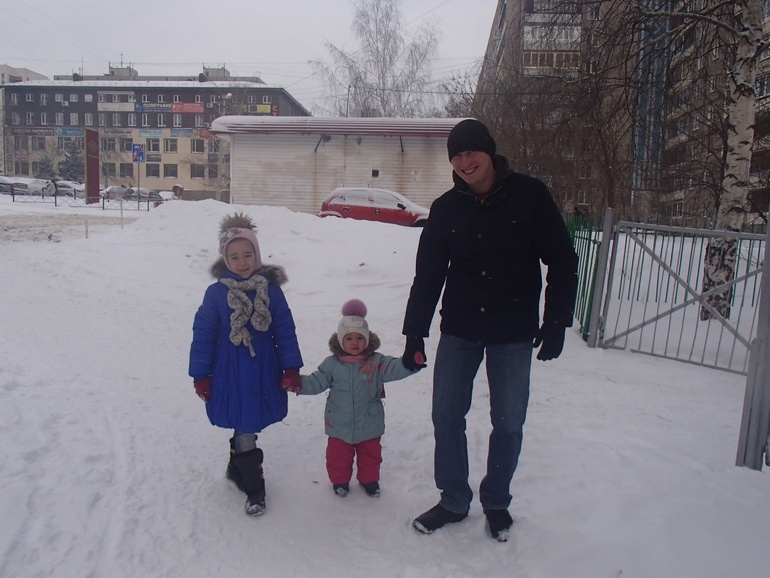 Немного снежной Кати!