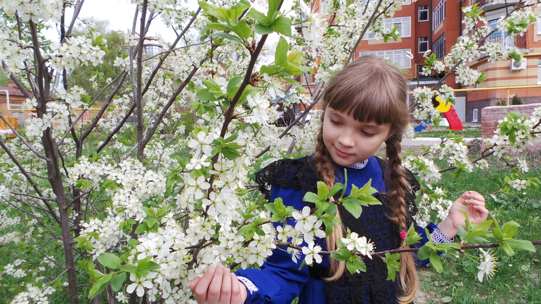 по дороге из школы домой