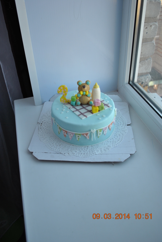 Тортик на 2 годика