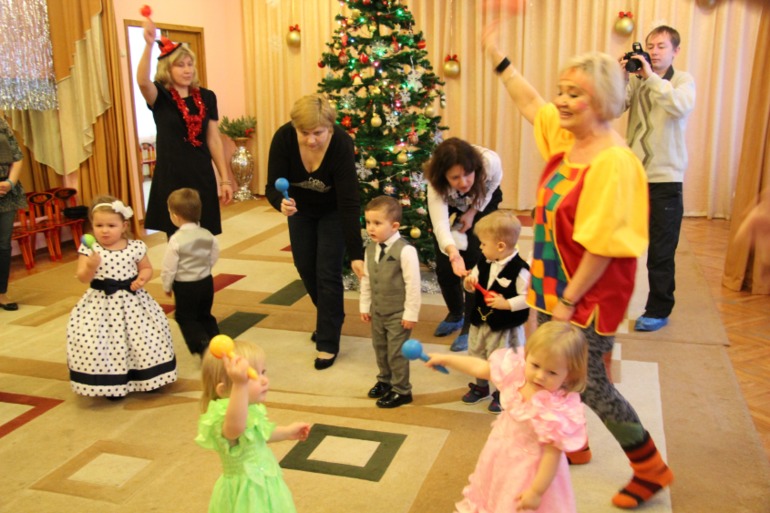 Первый Новый год в садике!