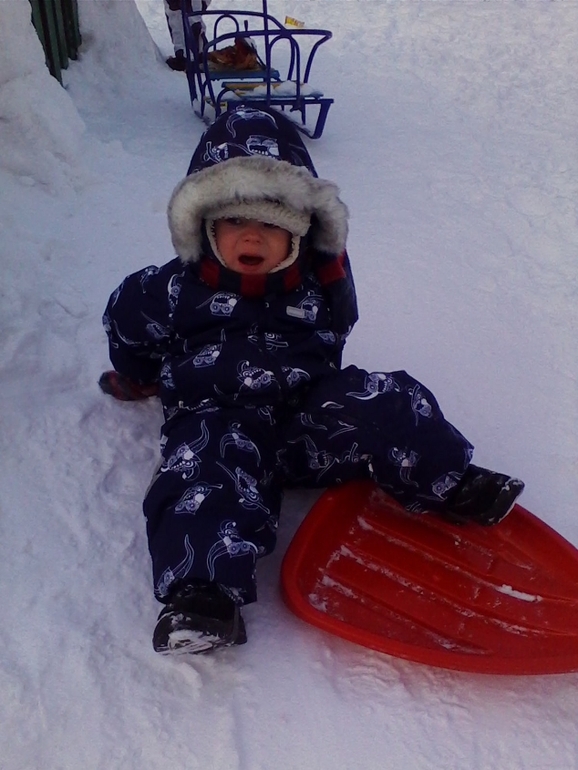 наши прогулочки в минус 13-15 градусов