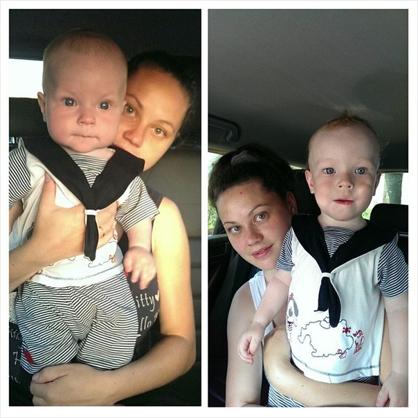 сегодня попытались сделать фото, спустя год)