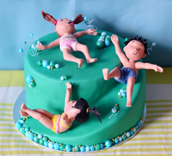 Торт "Водная горка"...