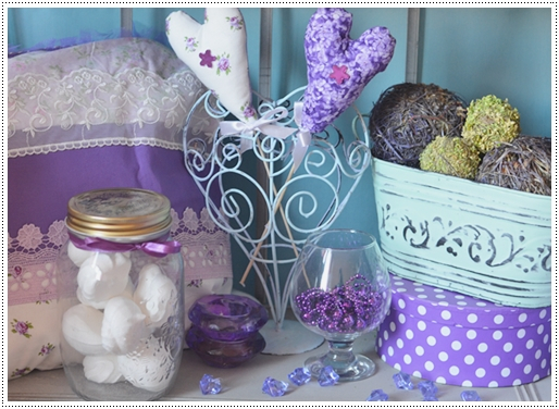 Wedding candy bar lavender and peppermint. Свадебный сладкий стол лаванда и мята.