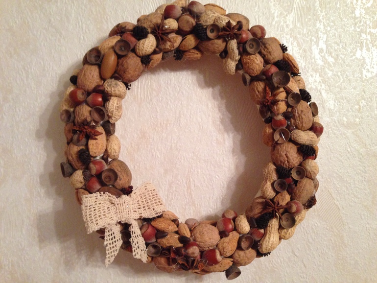 МК: Венок - идея для декора зимней свадьбы
