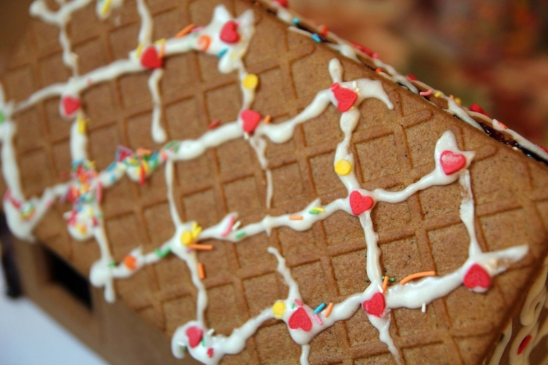 Пряничный имбирный домик