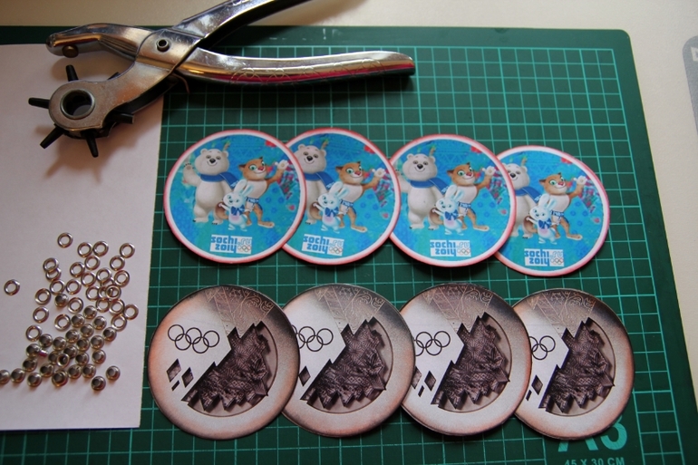 Олимпийские медали и грамоты для детского сада. Небольшой мастер-класс!