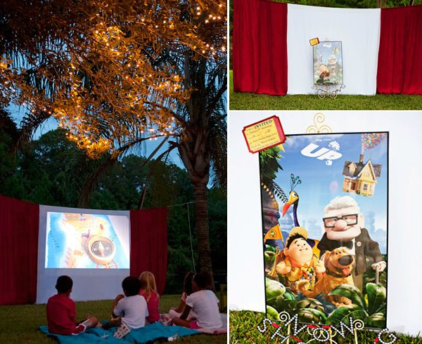 Little party: кино и шарики на открытом воздухе