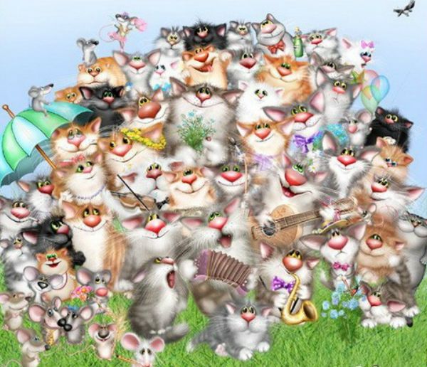 Little party: праздник кошек